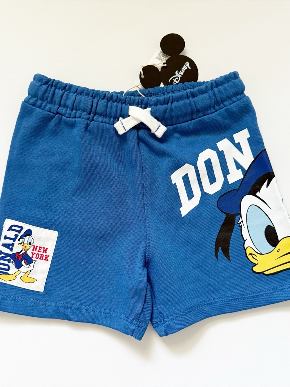 Zara Disney Donald Duck Toddler Shorts Blue 2T NWT